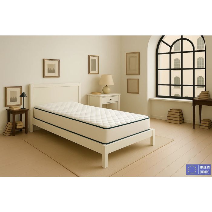 Matelas 90x200 Mousse HR Très Ferme Spécial Sommier Électrique et Lit Gigogne Double Face (Été/Hiver) H15cm Matelas 90x200 Mousse HR Très Ferme Spécial Sommier Électrique et Lit Gigogne Double Face (Été/Hiver) H15cm