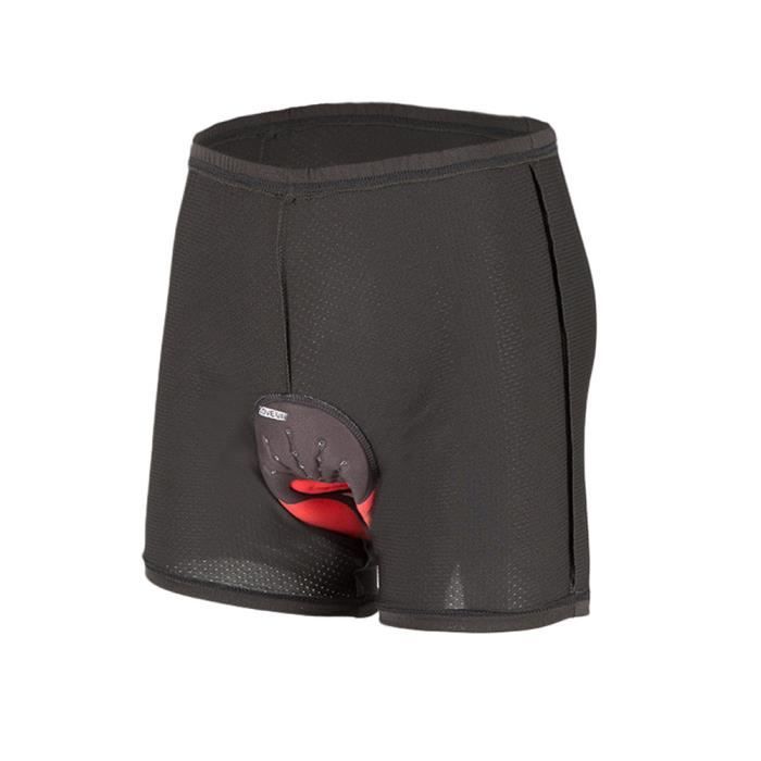 Lixada Sous-V/êtement Cyclisme Gel 3D Rembourr/é Shorts Pantalon Respirant Rembourr/é Briefs Unisexe