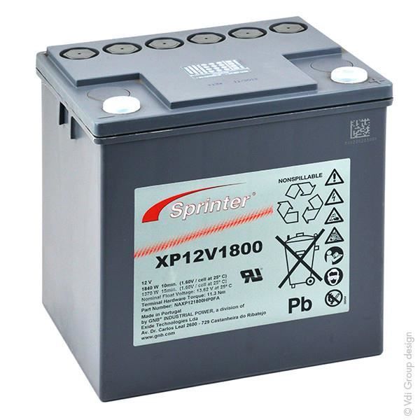 Batterie onduleur (UPS) SPRINTER XP12V1800 12V 56.4Ah M6-F-GNB Sprinter P/XP