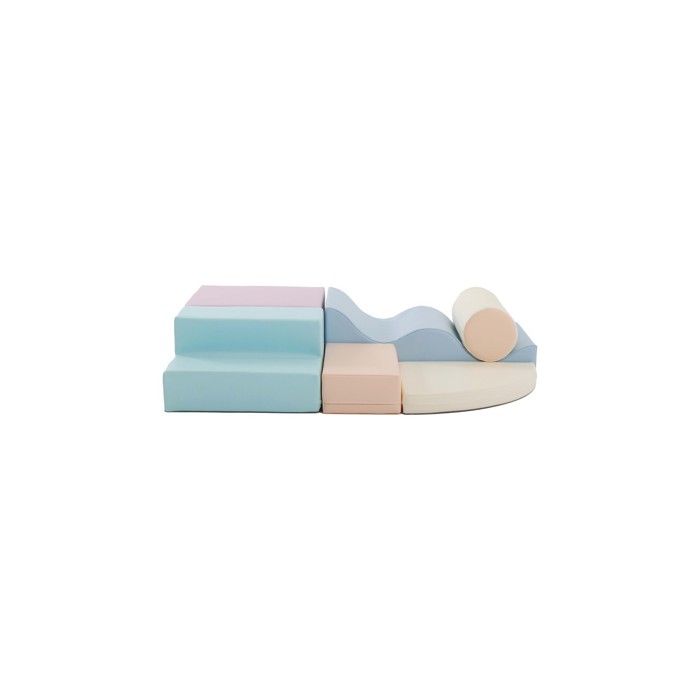 IGLU XL Modules de Motricité - Antidérapant Modules en Mousse Blocs de Construction Jouets éducatifs Jeu pour Glisser Ramper Grimper