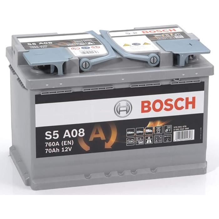 S5a08 Batterie Auto 70a/h 760a Technologie Adaptée Véhicules Start/stop