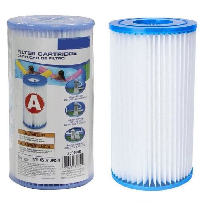Cartouche filtre C106203 Cartouche pour Pompe piscine Cassette-filtre Ø10,6x20,3