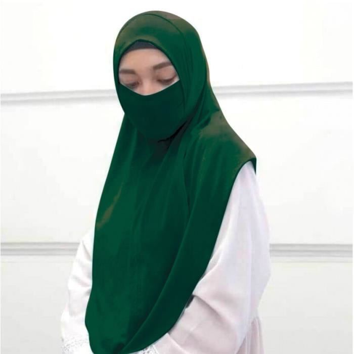 Niqab Musulman Hijab Écharpe Cou Couverture Voile burqa prière islamique Cyclisme arabe 