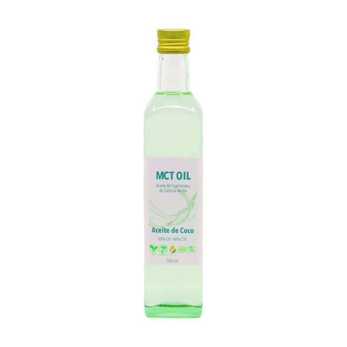 Huile MCT De Noix De Coco Vitaler's - 500 Ml, Riche En Acide Caprylique C8, Acides Gras Sains