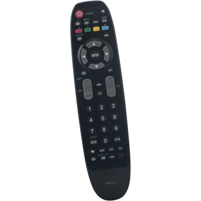 Télécommande Universelle Pour TV Changhong - Compatible 32D2080T2, 65D2500H, LED19C1600H