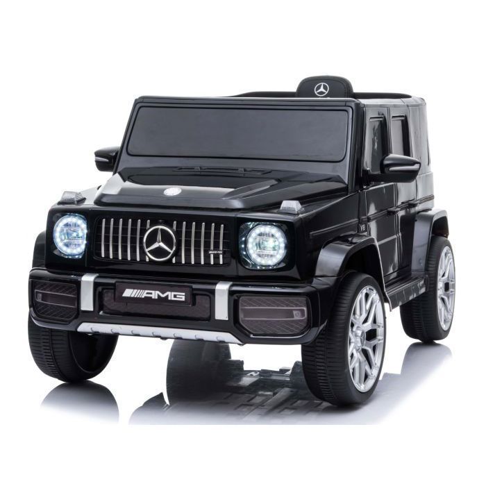 RIRICAR Voiture &eacute;lectrique enfants Mercedes G neuve noire licence officielle batterie lithium t&eacute;l&eacute;commande 24 GHz USB/MP3/Bluetooth 