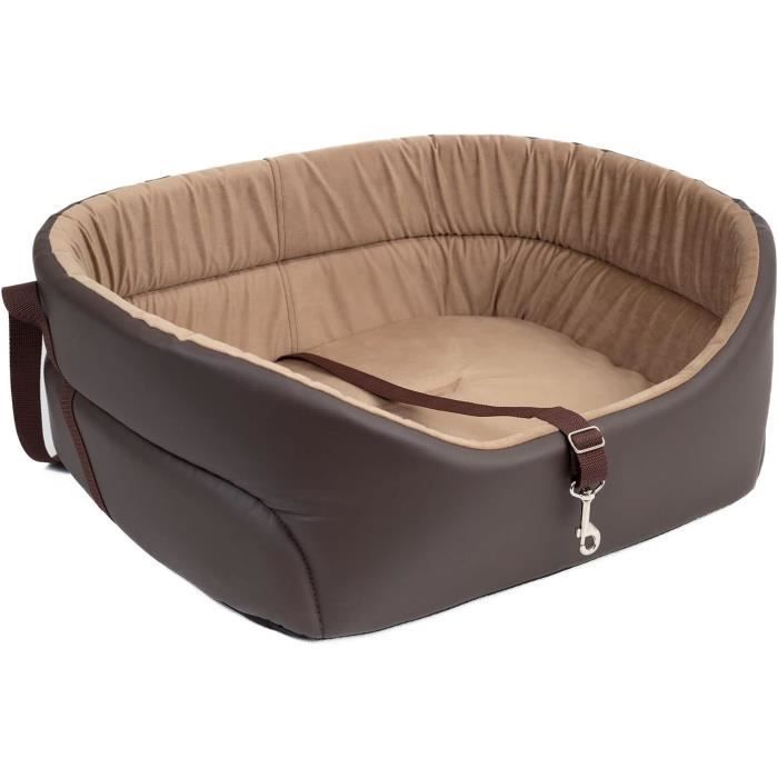 Meilleurs prix pour Siège pour chien Siège de voiture Panier de voiture pour chien Siège de voiture pour chien Sac de chien Marron S