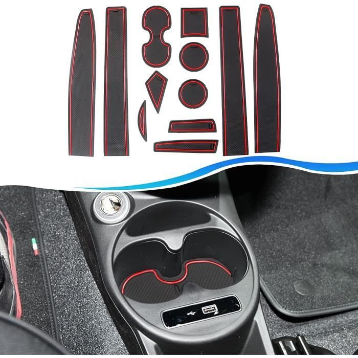 Tapis Caoutchouc Dacia Spring 2025 - Protection Console, Porte-gobelet Blanc