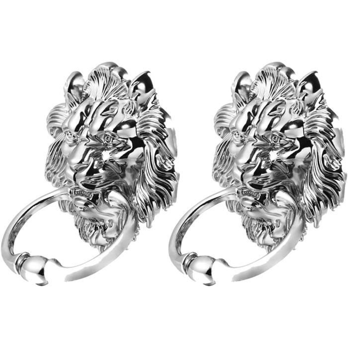 10Pcs Poignée Lion Anneau Tiroir Armoire Armoire Tirettes