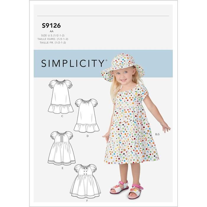 New Look Patron De Couture, Paper, Blanc, De 36 à 48