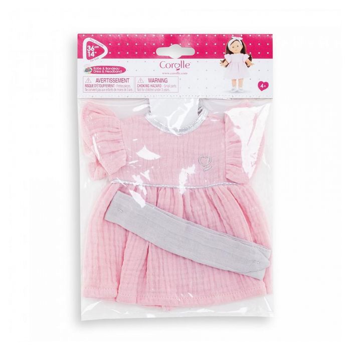 Ma Robe et bandeau - COROLLE - Rose - Plastique / Tissu - Dès 4 ans
