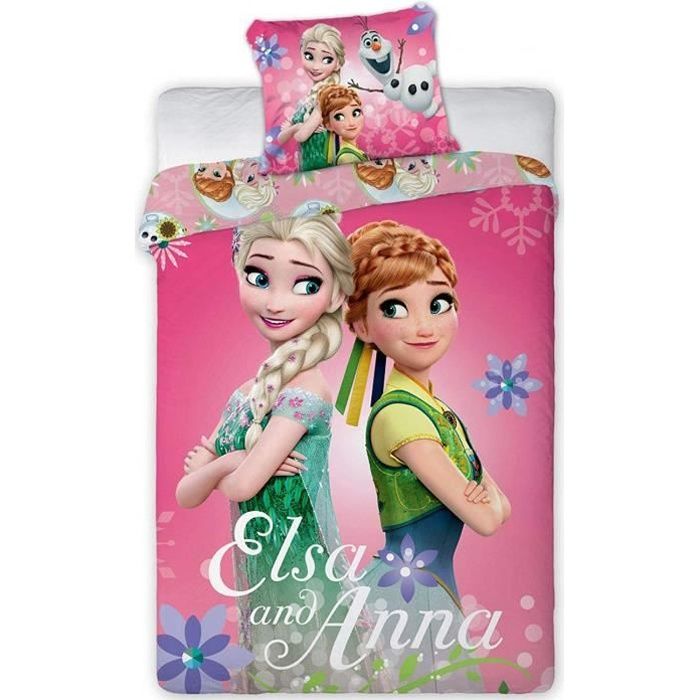 26 x 47 Anna et Elsa disponible en 2 tailles imprim/é La Reine des neiges 80 x 140 cm Tapis pour enfant color/é