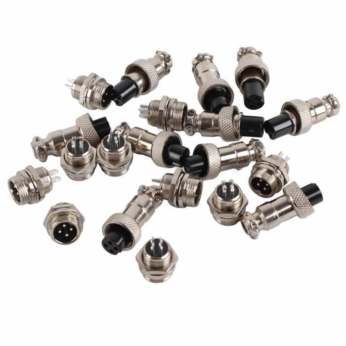 Kit D'adaptateur Prise Remorque 7 Broches Plat Mâle Et Femelle - 12V Universel