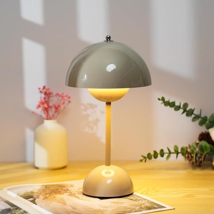 Lampe Bouteille Sans Fil Voltesia LED 3600mAh Rechargeable Tactile - Lumière Ambiance RGB Dimmable Blanc