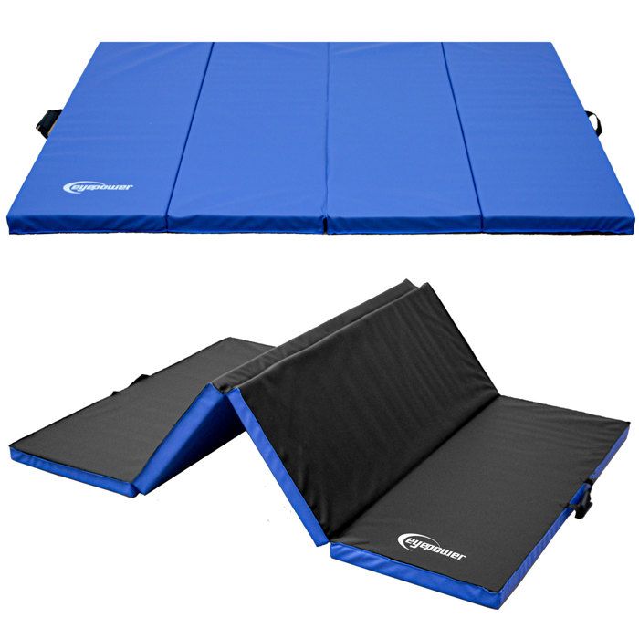 Tapis Gymnastique Pliable 180x115x5cm Matelas Épais Enfants Sport Intérieur Sol
