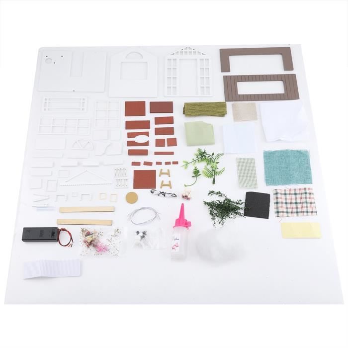 Kit d'assemblage de maison miniature en bois - Projet créatif pour la décoration de la maison et cadeau avec thème optionnel - Kits de construction de Kit d'assemblage de maison miniature en bois - Projet créatif pour la décoration de la maison et cadeau avec thème optionnel - Kits de construction de