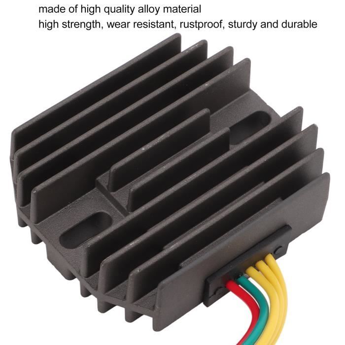 Régulateur Redresseur 5 Fils – Compatible Mercury Mercruiser F25 à F60 – Remplace 854514T1 883071T1 – Dissipateur Thermique Amélioré – Testé