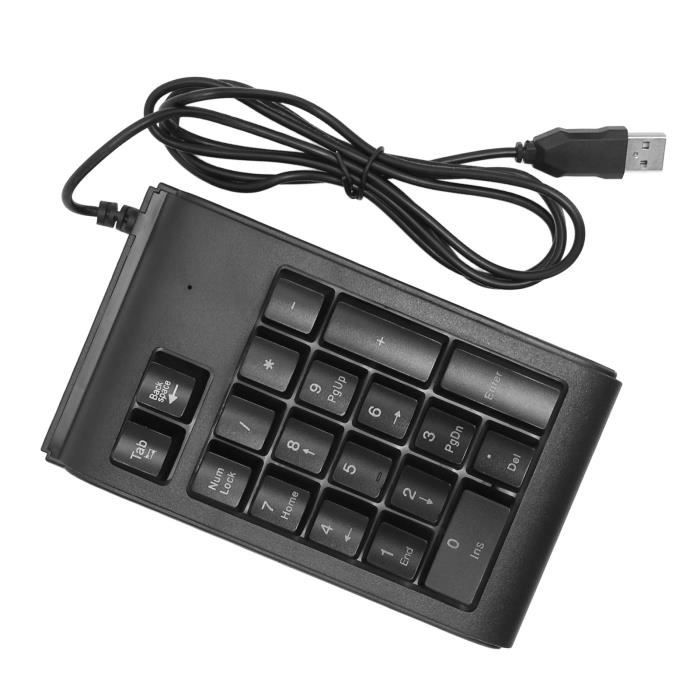 Pavé Numérique USB Kuuleyn - 18 Touches Mini Clavier Pour PC Portable - Plug & Play