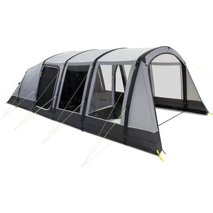 Tente de camping gonflabe - 6 places - KAMPA - Hayling 6 AIR - Gris et noir