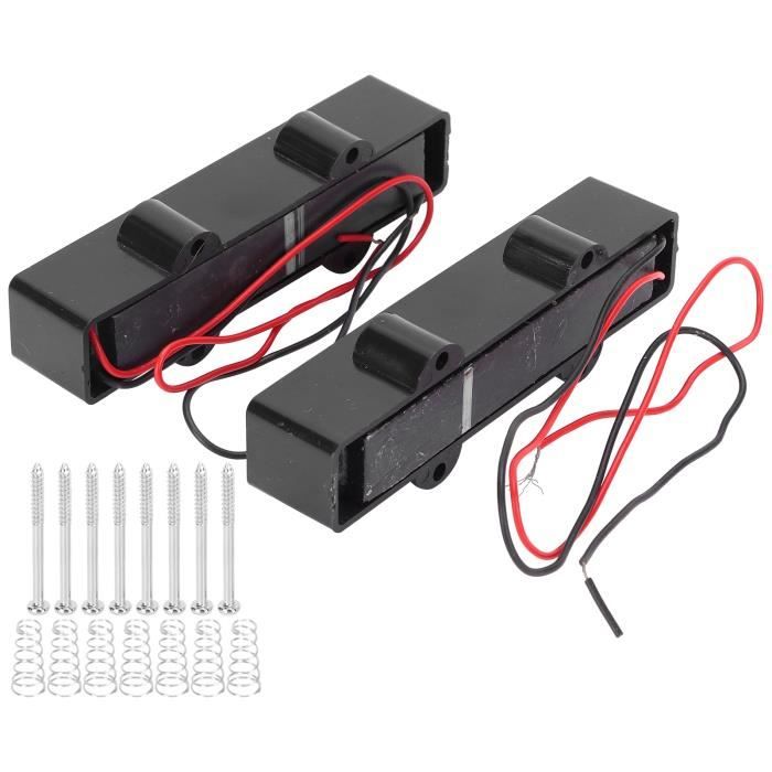 KIMISS Micro chevalet ouvert 2 micros pont ouvert pour guitare basse électrique Jazz Bass JB 5 KIMISS Micro chevalet ouvert 2 micros pont ouvert pour guitare basse électrique Jazz Bass JB 5