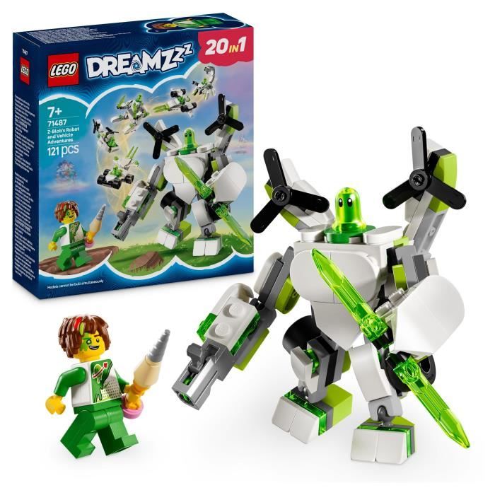 Lego Aventures De Z blob : Robots Et Véhicules 71487 Lego La Boite - vue 5