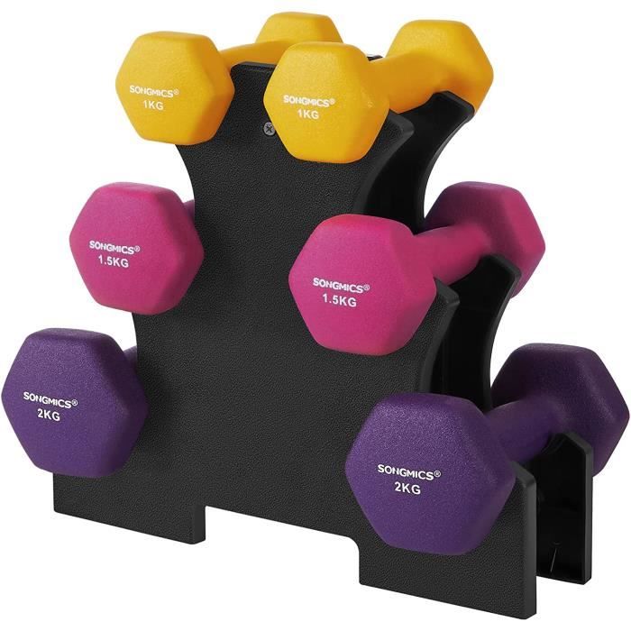 Support de rangement haltère 3 niveaux maison gymnase poids à la main