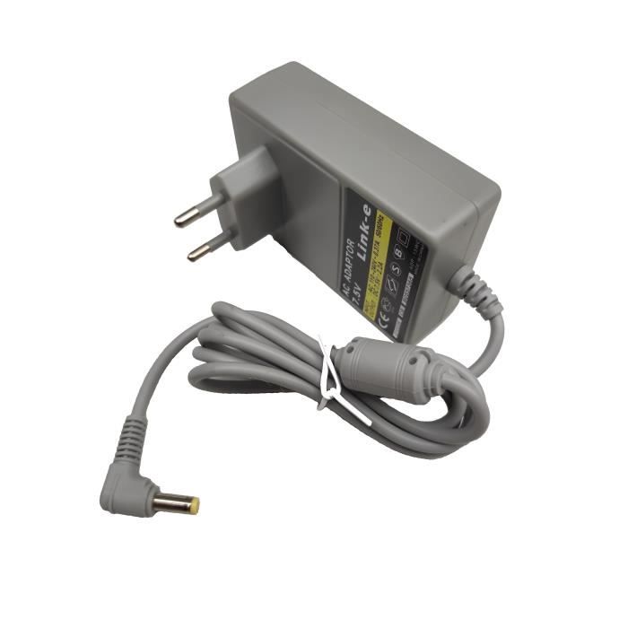 Link-e : Cable Chargeur Secteur 7.5V Compatible avec la Console Sony Playstation 1, PS1, PS One