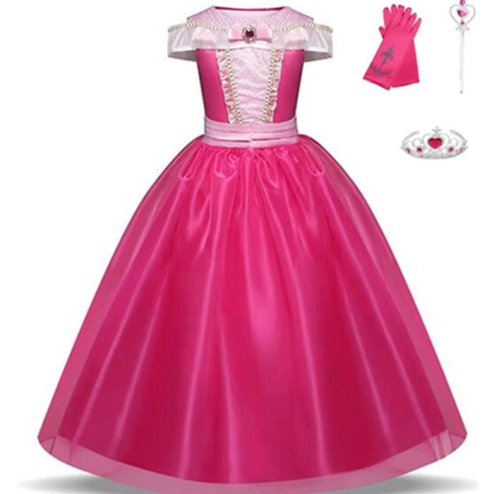 Déguisement Raiponce pour enfants - FINDPITAYA - Robe princesse d'été à  manches longues - Violet - Pourpre - Cdiscount Jeux - Jouets