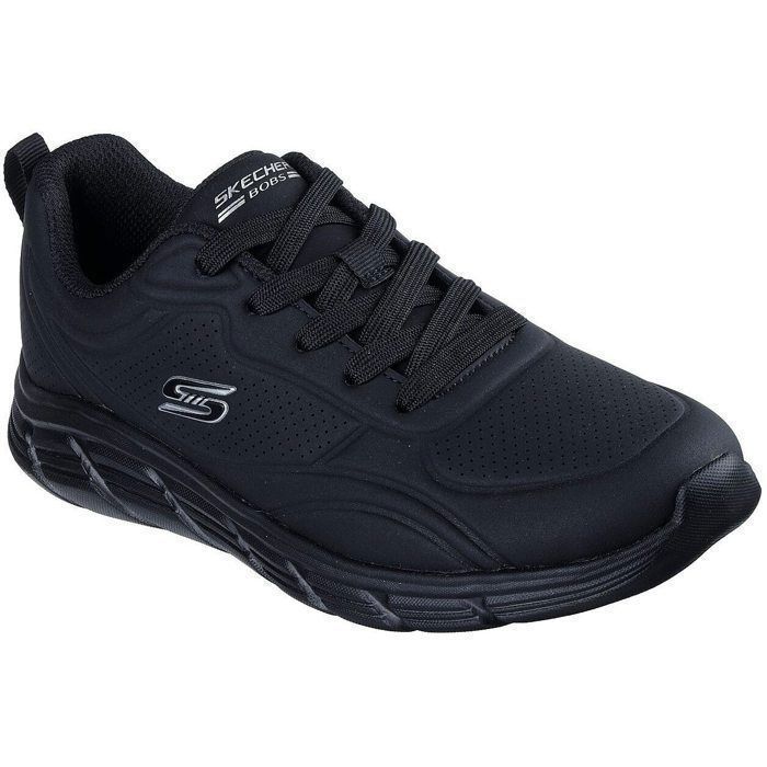 Skechers Chaussures Femme - SKECHERS - Bobs B Flex Lo - Noir - Cuir - Plat