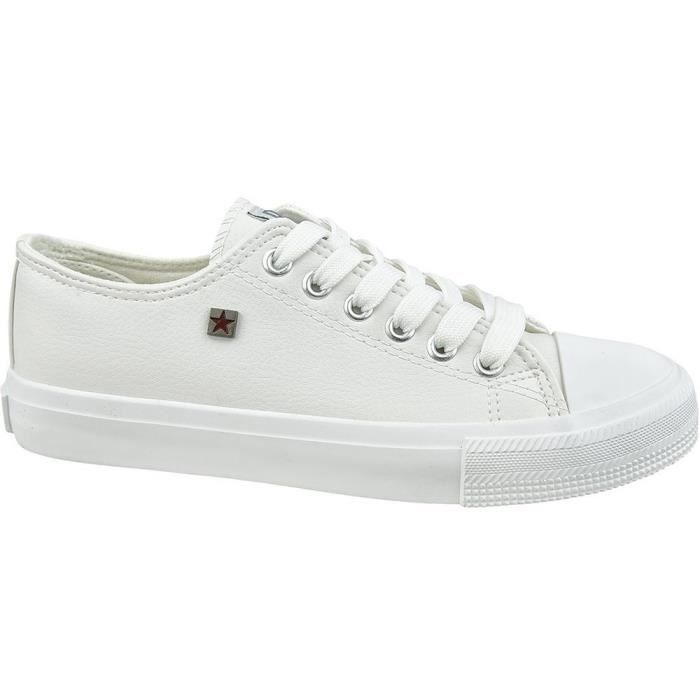 BIG STAR Baskets Femme Big Star V274869SS Blanc - Lacets - Textile