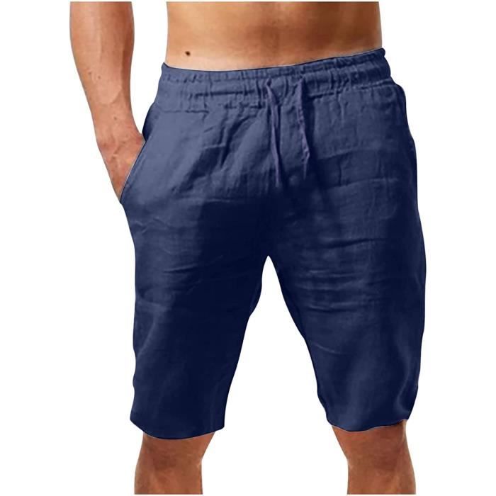 Pantalon de jogging Homme grande taille Droit Pantalon Homme VêTement  Masculin- Noir Bleu - Cdiscount Sport