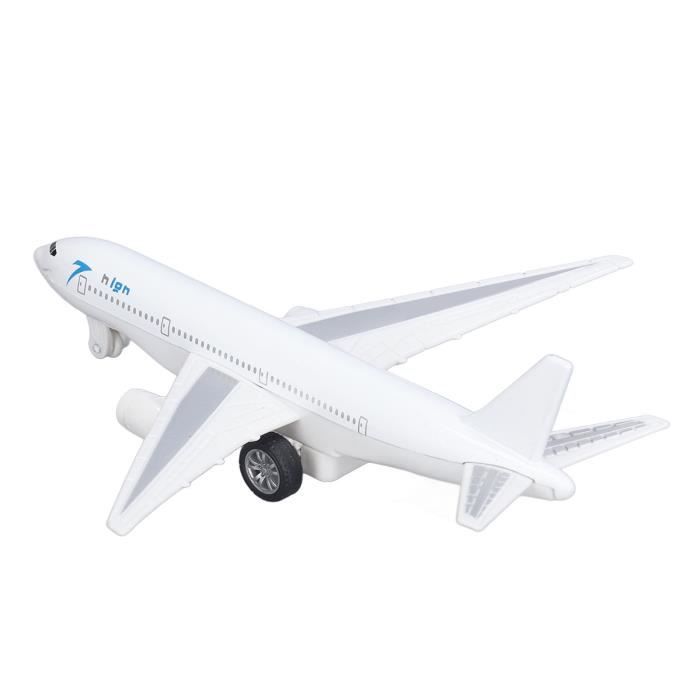 Lot De 2 Avions Jouets En Alliage - Modèles Miniatures Roulants - Cadeau Pour Enfants 3-12 Ans - Noël, Anniversaire
