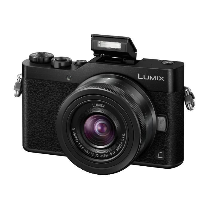 Panasonic Lumix G DC-GX800K Appareil photo numérique sans miroir 16.0 MP Four Thirds 4K - 30 pi-s 2.7x zoom optique objectif…