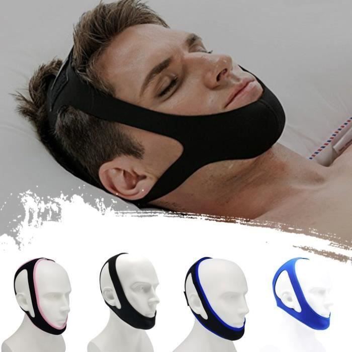 Sangle De Menton Anti-Ronflement - Ajustable Et Confortable - Rose - Neuf