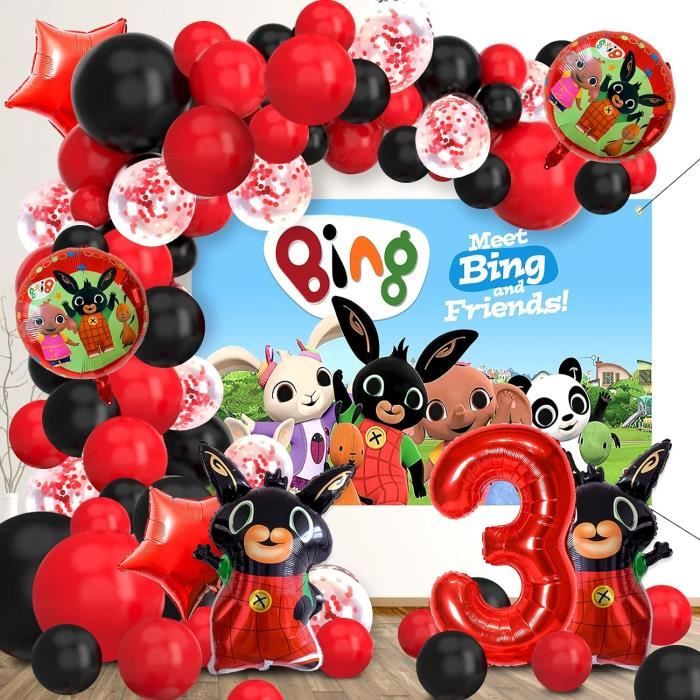Ballons D'Anniversaire Pour Enfants, 43 Pcs Décoration De Ballon Pour Enfants, Thème Party