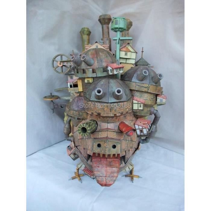 Le chateau ambulant Miyazaki 3D construction