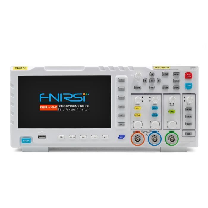 Oscilloscope Numérique Portable FNIRSI 2C53P - 50 MHz, 2 Canaux, Multimètre, Générateur De Signaux - Ecran Tactile