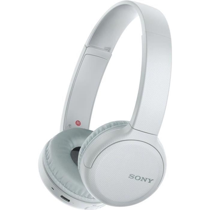 SONY WHCH510W Casque Bluetooth sans fil - Autonomie 35h - Blanc