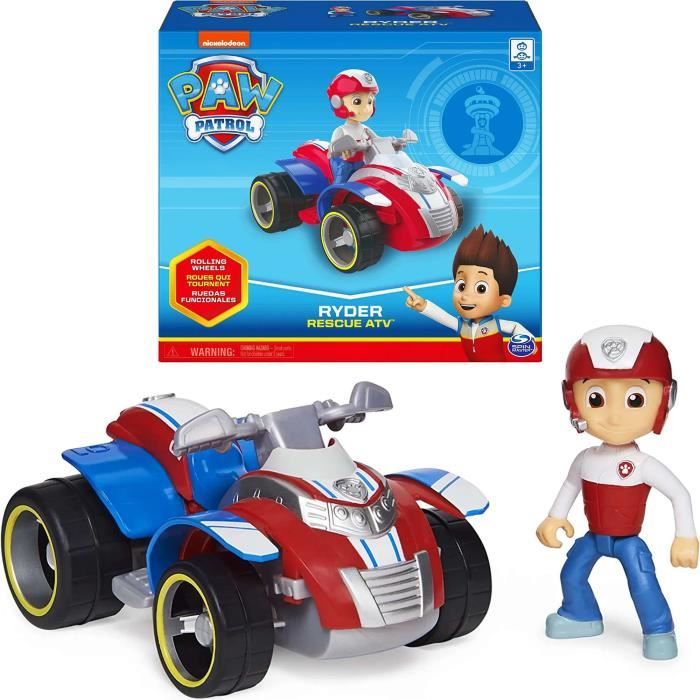 VÉHICULE ET FIGURINE PAT'PATROUILLE (PAW PATROL) - Voiture de police de  Chase - Jeux et jouets Spin Master - Avenue des Jeux