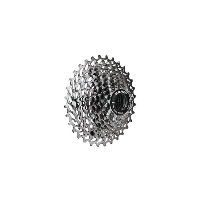 Cassette SRAM PG-1050 10V(11-36) - Multicouleur - Power-Glide - Acier Chromoly/Spider