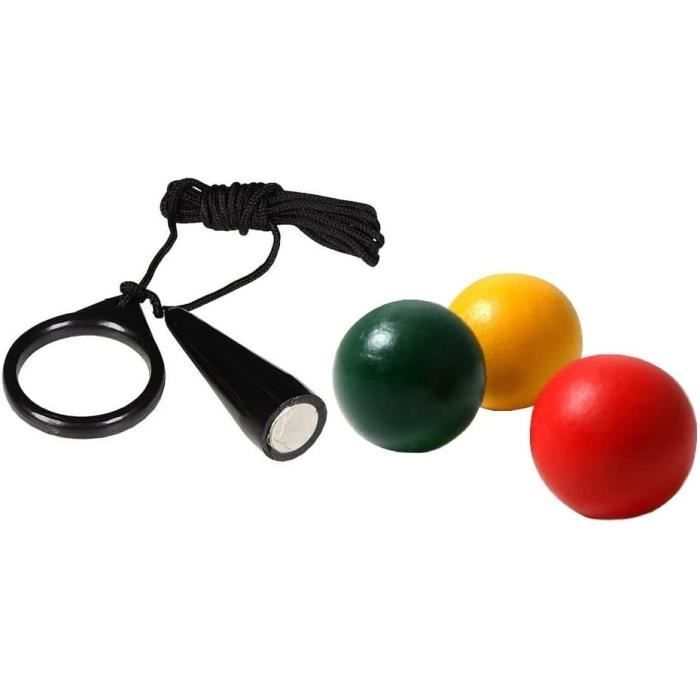 La Belle Boule | Kit Ramasse Boule De Pétanque Magnétique Avec Chiffon Microfibr