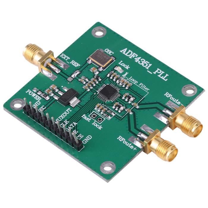 Module Synthétiseur De Fréquence RF ADF4350 - Plage 137 MHz à 4.4 GHz, Contrôle Par Logiciel, Alimentation 5V