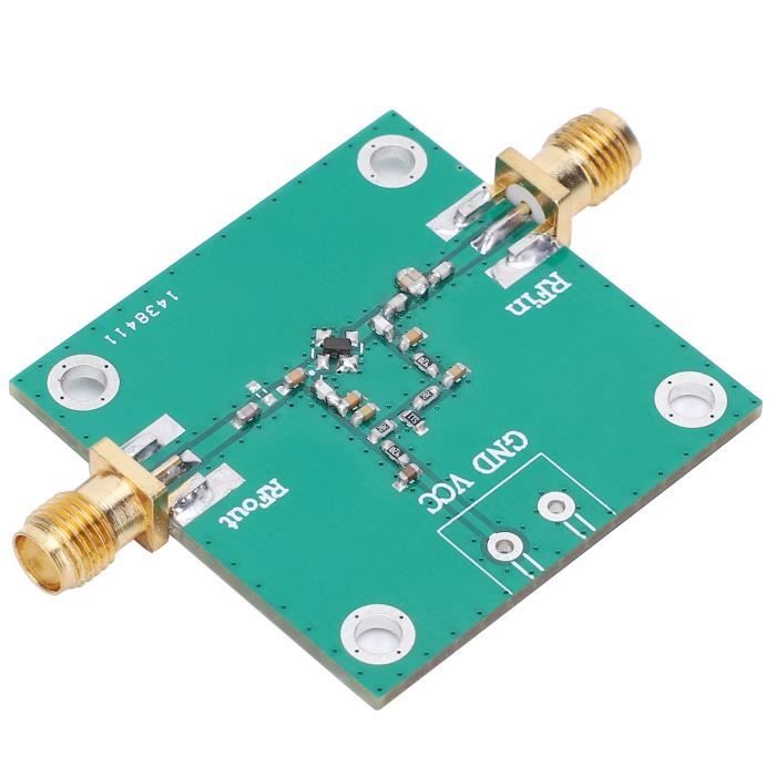 Amplificateur LNA Large Bande 0.1MHz-6GHz - Gain 20dB - Faible Bruit - Pour Radio, SDR, TV Cable