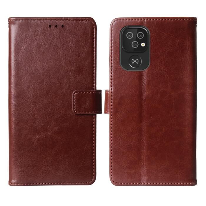 Cuson Wolf Howl Custodia in pelle Flip Case Protettiva Cover Skin Wallet TPU Silicone per Doro 1360/1361 / 1362 2.4 inch