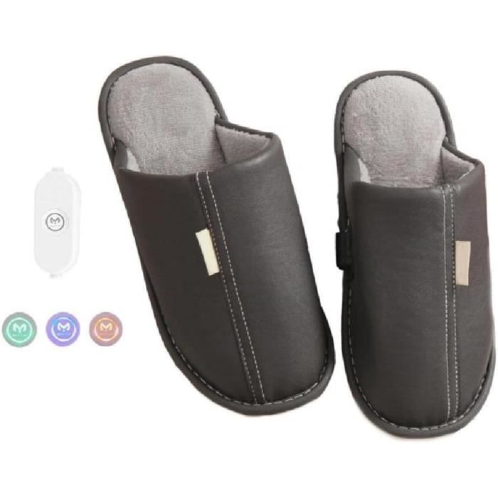 Chaussons Confort Chauffants pour Pieds Sensibles