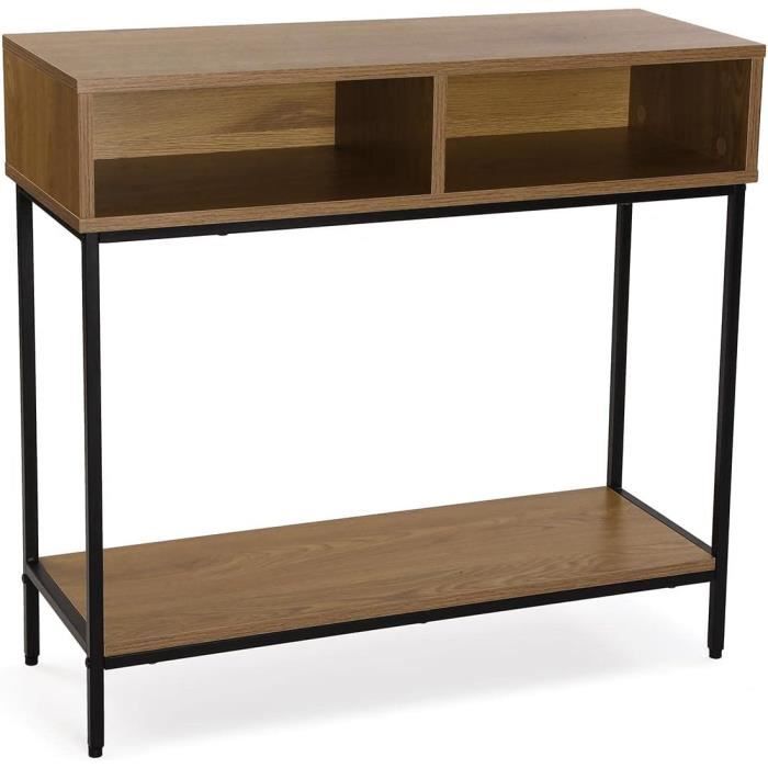Rolanstar Table Console étroite Avec Prise De Courant, Table De Canapé