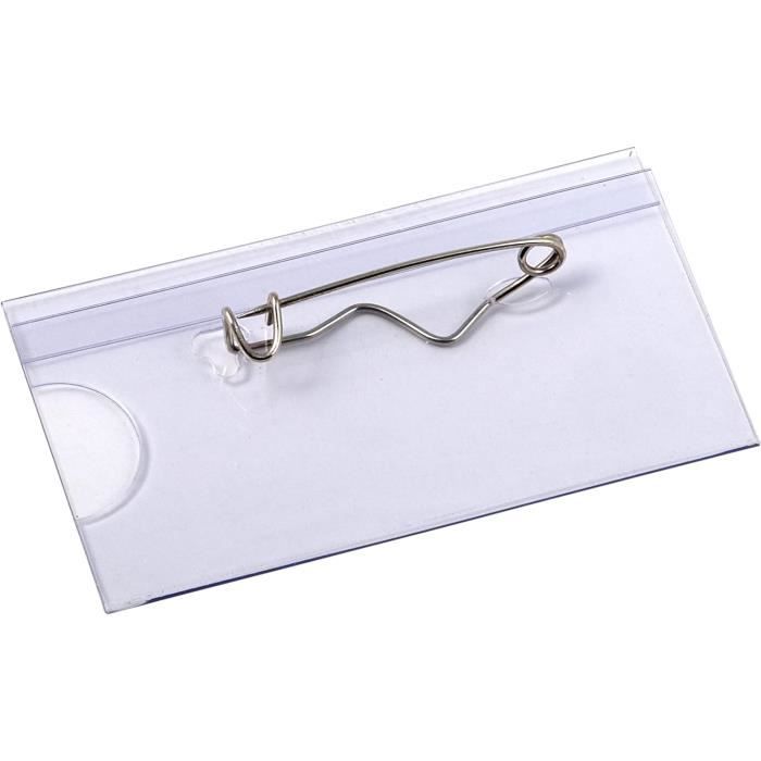 Lot De 6 Porte-badges Avec Cordon - En Plastique Rigide - Pour Cartes De Crédit, Porte-clés Et Carte D'identité