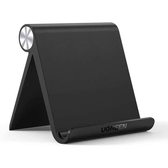 UGREEN Support Tablette Réglable iPad Stand Pliable Noir Compatible avec iPad Pro iPad Air iPad Mini