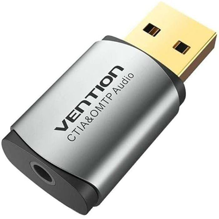 Vention Tarjeta de Sonido CDNH0 2.1 Canales USB 16 bits - vue 2