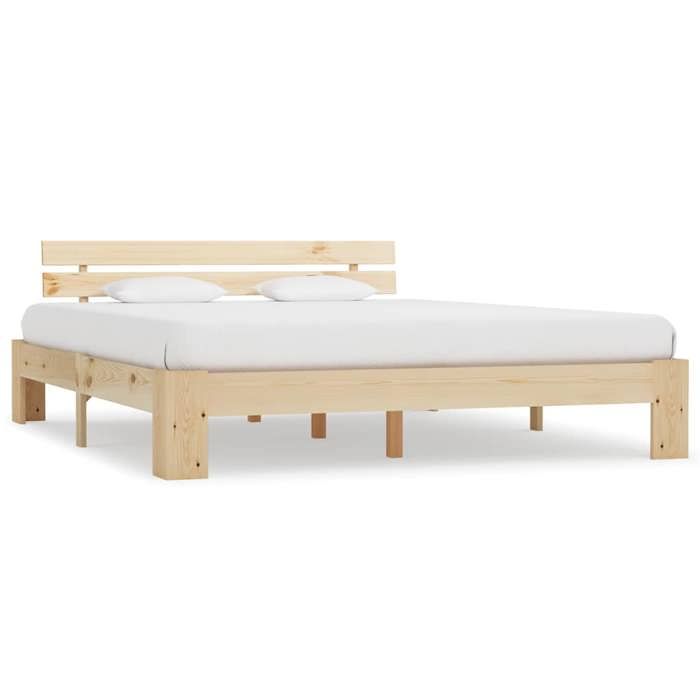 vidaXL Cadre de lit sans matelas 180x200 cm bois massif de pin 283165